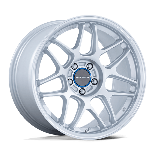 MR158SD18855742 - Motegi MR158 Tsubaki 18X8.5 5X112 42mm Hyper Silver W Machined Lip - Motegi Wheels Canada