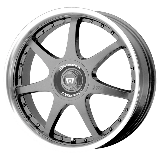 MR23716717 - Motegi FF7 16X7 5X100 5X114.3 42mm Gunmetal - Motegi Wheels Canada