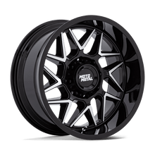 Charger l'image dans la galerie, MO812BD20908701 - Moto Metal MO812 Turbine 20X9 8X170 1mm Gloss Black W Machined Face - Moto Metal Wheels Canada
