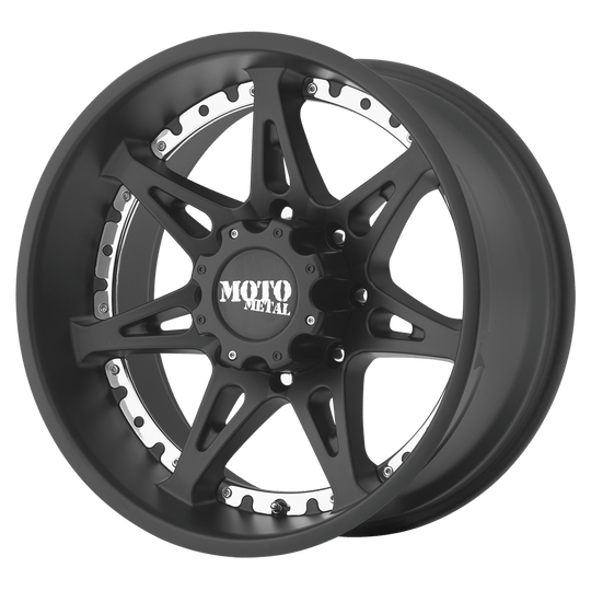 MO96129055718 - Moto Metal MO961 20X9 5X139.7  18mm Satin Black - Moto Metal Wheels Canada