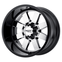 Charger l'image dans la galerie, MO96221200944N - Moto Metal MO962 20X12 BLANK -44 mm Pvd Center Gloss Black Lip - Moto Metal Wheels Canada