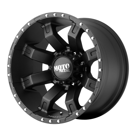 MO96821080724N - Moto Metal MO968 20X10 8X165.1 -24 mm Satin Black With Clearcoat - Moto Metal Wheels Canada