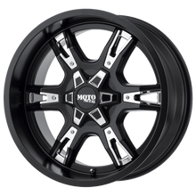 Charger l'image dans la galerie, MO96929087700 - Moto Metal MO969 20X9 8X170  0mm Satin Black With Red And Chrome Accents - Moto Metal Wheels Canada