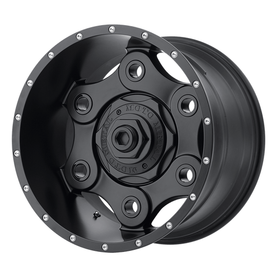 MO97729067318 - Moto Metal MO977 Link 20X9 6X135 / 6X139.7 18mm Black Out - Moto Metal Wheels Canada