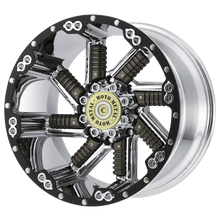 Load image into Gallery viewer, MO97921087224N - Moto Metal MO979 Buckshot 20X10 8X170 -24 mm Chrome With Gun Metal Inserts - Moto Metal Wheels Canada