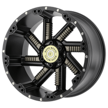 Charger l'image dans la galerie, MO97921067724N - Moto Metal MO979 Buckshot 20X10 6X135 6X139.7 -24 mm Satin Black With Gun Metal Inserts - Moto Metal Wheels Canada