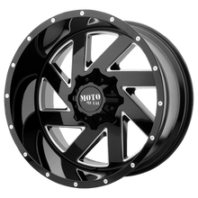 Charger l'image dans la galerie, MO98829000318 - Moto Metal MO988 Melee 20X9 BLANK  18mm Gloss Black Milled - Moto Metal Wheels Canada