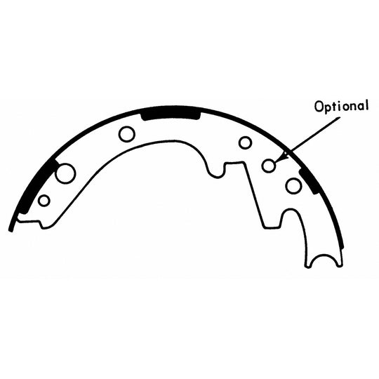 Z329R Drum Brake Shoe BCSJ