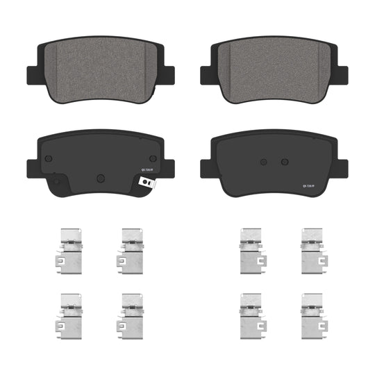 ZD2417 QuickStop Disc Brake Pad Set BCSJ
