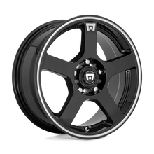 Load image into Gallery viewer, MR11688031345 - Motegi MR116 FS5 18X8 5X100 5X114.3 45mm Gloss Black Machined Flange - Motegi Wheels Canada