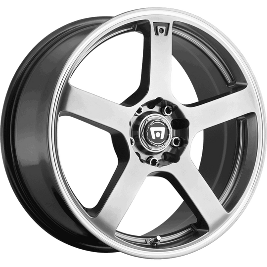 MR11667003440-F98 - Motegi MR116 FS5 16X7 4X108 / 4X114.3 ET 40mm Dark Silver Machined - Motegi Wheels Canada