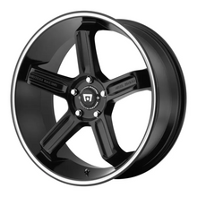 Load image into Gallery viewer, MR12288056735 - Motegi MR122 18X8 5X112 ET 35mm Satin Black With Machined Stripe - Motegi Wheels Canada