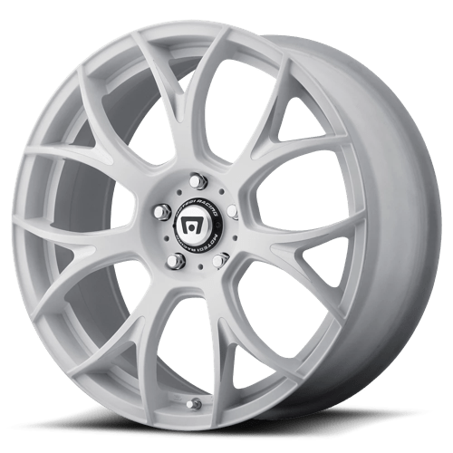 MR12621000432 - Motegi MR126 20X10 BLANK ET 32mm Matte White With Milled Accents - Motegi Wheels Canada