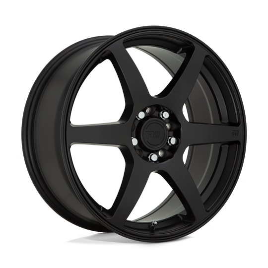 MR14367021740 - Motegi MR143 CS6 16X7 5X110 / 5X115 40mm Satin Black - Motegi Wheels Canada