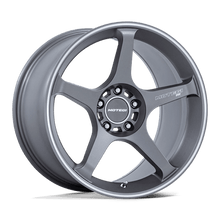 Charger l'image dans la galerie, MR159AD18951200 - Motegi MR159 Battle V 18X9.5 5X114.3 ET 0mm Gunzilla With Machined Lip Stripe - Motegi Wheels Canada