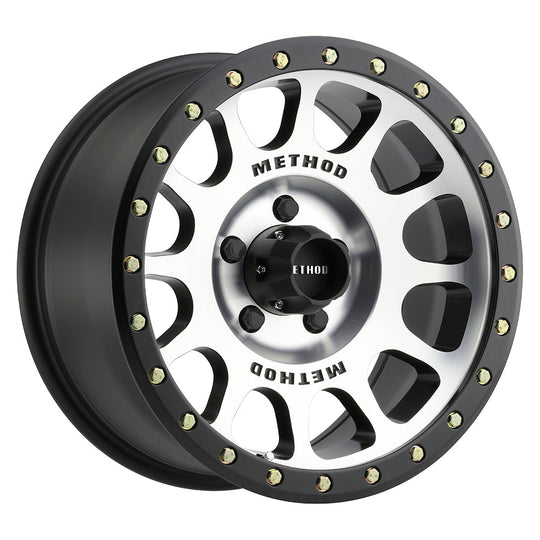 MR30578550300 - Method Race Wheels MR305 NV 17X8.5 5X127 0mm Machined - Matte Black Lip - Method Race Wheels Canada