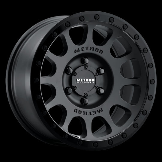 MR305785161000 - Method Race Wheels MR305 NV 17X8.5 6X135 0mm Matte Black - Gloss Black Lip - Method Race Wheels Canada