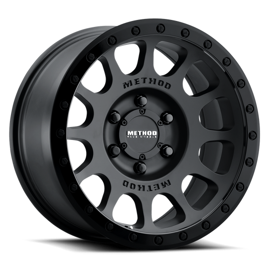 MR305785581000 - Method Race Wheels MR305 NV 17X8.5 5X150 0mm Matte Black - Gloss Black Lip - Method Race Wheels Canada