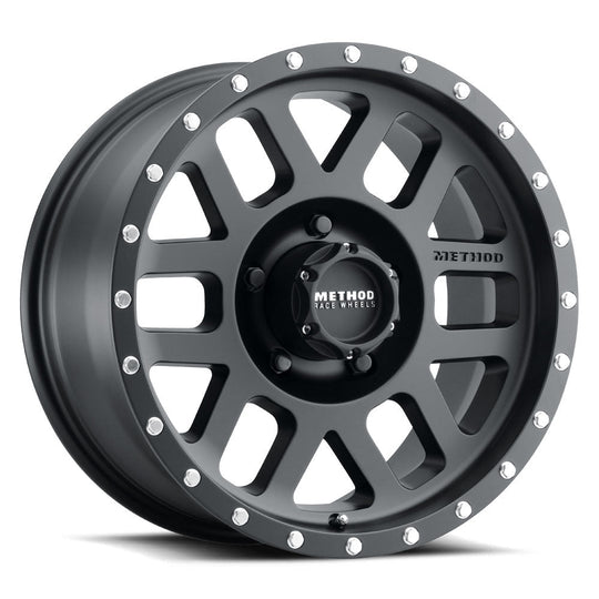 MR30689050512N - Method Race Wheels MR306 Mesh 18X9 5X127 -12mm Matte Black - Method Race Wheels Canada