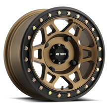 Charger l'image dans la galerie, MR40557047952B - Method Race Wheels MR405 UTV Beadlock 15X7 4X136 38mm Method Bronze - Matte Black Ring - Method Race Wheels Canada