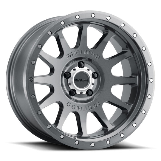 MR60521016824N - Method Race Wheels MR605 NV 20X10 6X135 -24mm Gloss Titanium - Method Race Wheels Canada