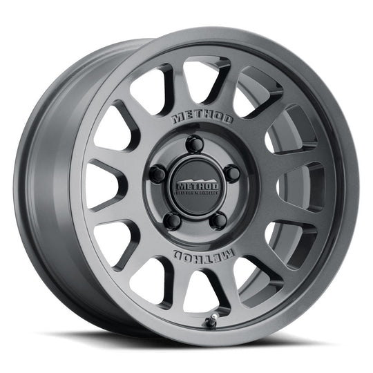 MR70379055812N - Method Race Wheels MR703 Bead Grip 17X9 5X139.7 -12mm Gloss Titanium - Method Race Wheels Canada
