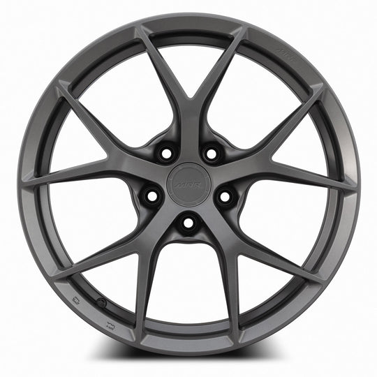 FS0619855xx0R-MGM-51235 - MRR FS6 19X8.5 5X112 35MM Matte Gun Metal - MRR Wheels Canada