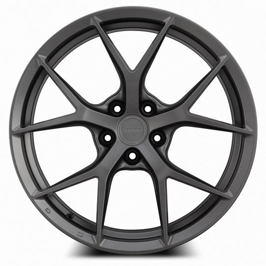 FS0620A15xx18R-MGM-52048 - MRR FS6 20X11 5X120 48MM Matte Gun Metal For Corvette C8 - MRR Wheels Canada