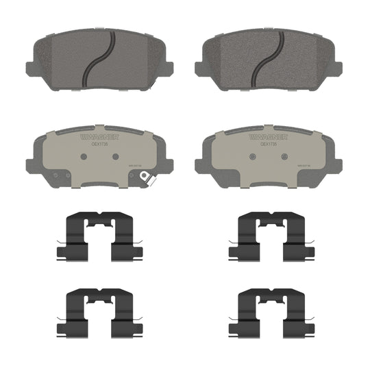 OEX1735 OEX Disc Brake Pad Set BCSJ