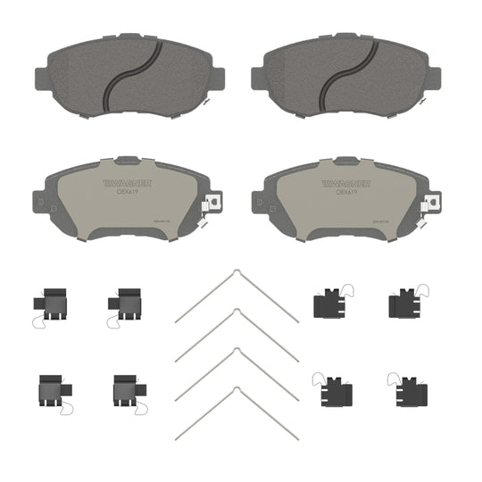 OEX619 OEX Disc Brake Pad Set BCSJ