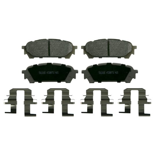 MX1004 ThermoQuiet Disc Brake Pad Set BCSJ