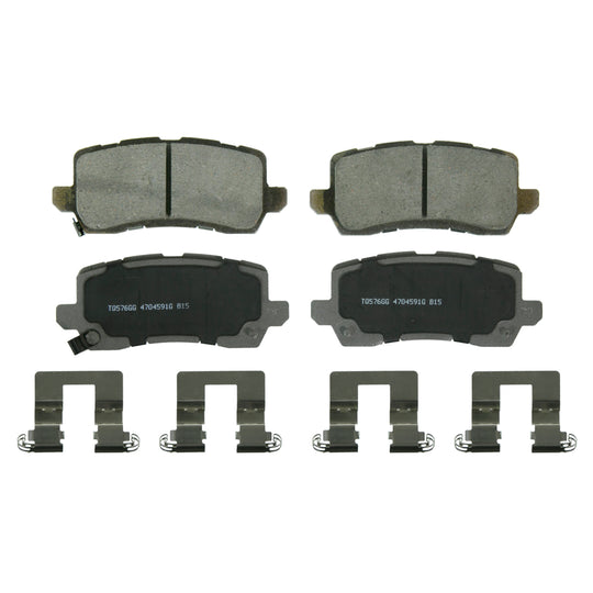 QC1698 ThermoQuiet Disc Brake Pad Set BCSJ