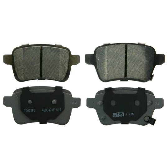 QC1722 ThermoQuiet Disc Brake Pad Set BCSJ