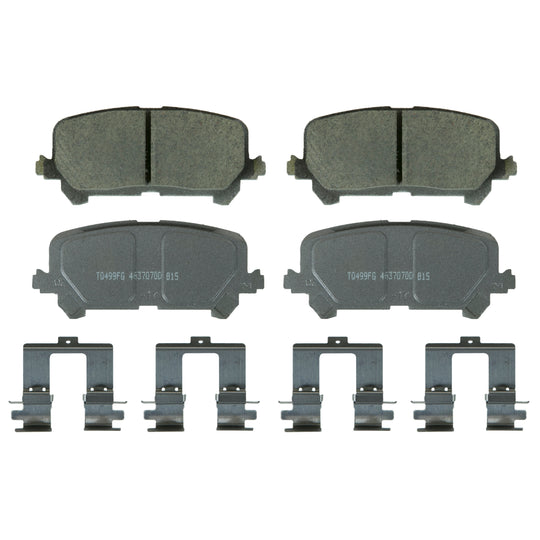 QC1724 ThermoQuiet Disc Brake Pad Set BCSJ