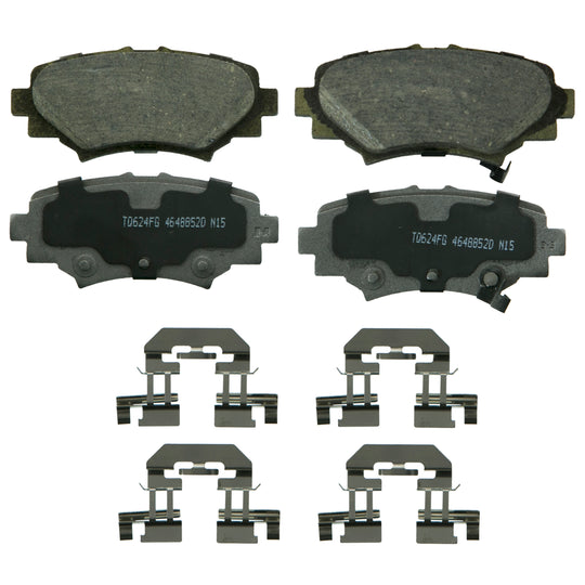 QC1729 ThermoQuiet Disc Brake Pad Set BCSJ