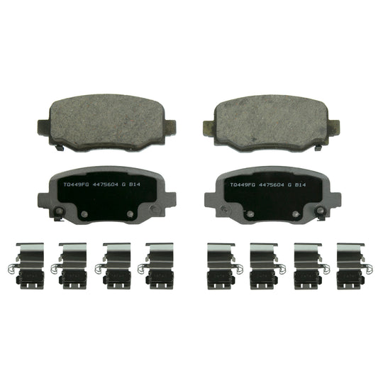 QC1734 ThermoQuiet Disc Brake Pad Set BCSJ