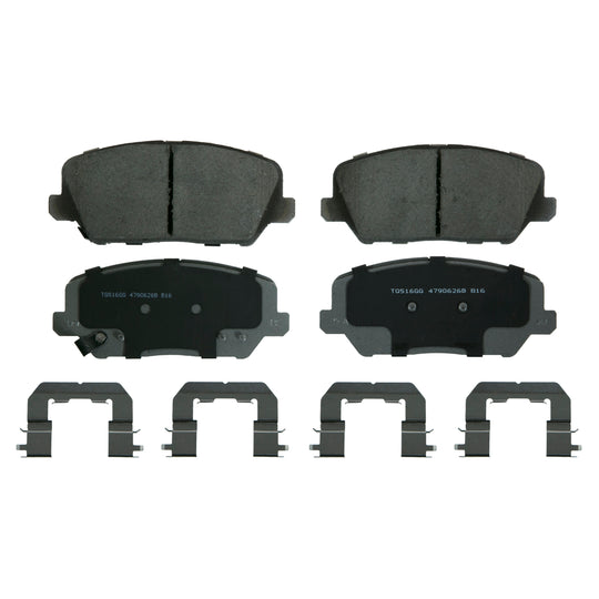 QC1735 ThermoQuiet Disc Brake Pad Set BCSJ