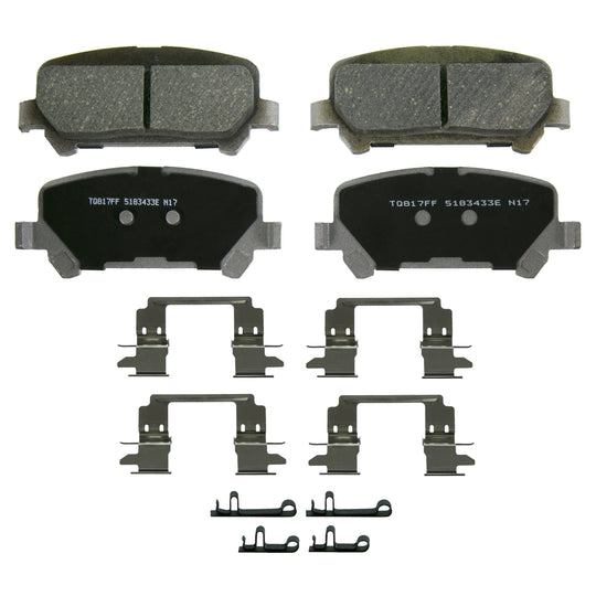 QC1806 ThermoQuiet Disc Brake Pad Set BCSJ