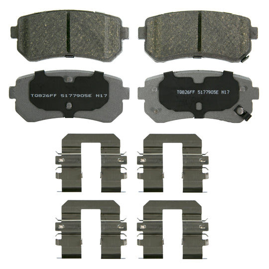 QC1829 ThermoQuiet Disc Brake Pad Set BCSJ