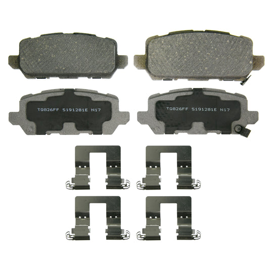 QC1841 ThermoQuiet Disc Brake Pad Set BCSJ
