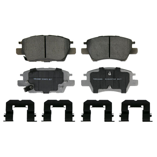 QC1844 ThermoQuiet Disc Brake Pad Set BCSJ