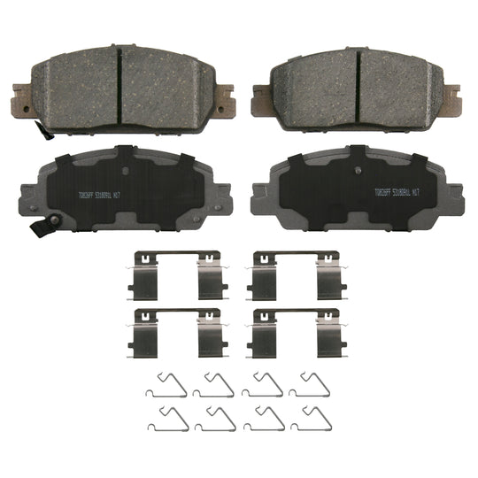 QC1860 ThermoQuiet Disc Brake Pad Set BCSJ