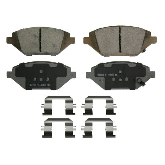 QC1864 ThermoQuiet Disc Brake Pad Set BCSJ