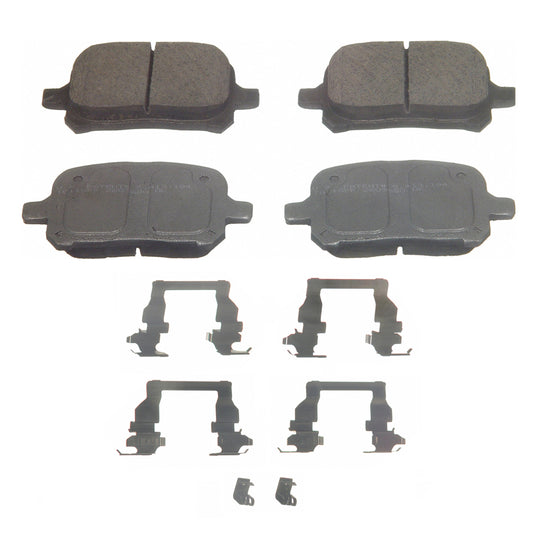 QC707 ThermoQuiet Disc Brake Pad Set BCSJ