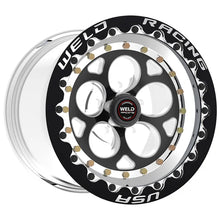 Load image into Gallery viewer, 792B510280F - Weld Racing Magnum III Beadlock 15X10 5X120.65 ET 0mm Black Center - Polished Shell - Weld Racing Wheels Canada