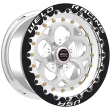 Load image into Gallery viewer, 792P510278G - Weld Racing Magnum III Beadlock 15X10 5X120.65 ET -25mm Polished Center - Polished Shell - Weld Racing Wheels Canada