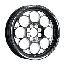 Load image into Gallery viewer, 768B-15022 - Weld Racing Magnum Import Rear 15X3.5 4X100 ET 0mm Black - Weld Racing Wheels Canada