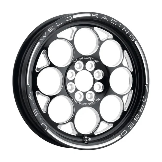 768B-15022 - Weld Racing Magnum Import Rear 15X3.5 4X100 ET 0mm Black - Weld Racing Wheels Canada