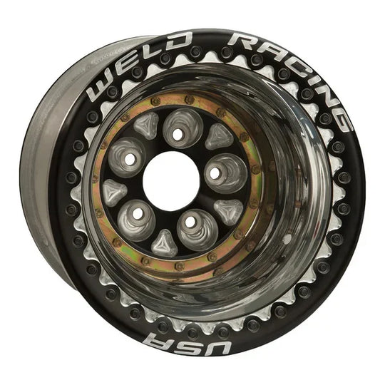 87B-616558UB - Weld Racing Magnum Pro 16X16 5X139.7 ET -114mm Black Center - Polished Shell - Weld Racing Wheels Canada