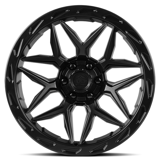 MATRIX-2136MB - Lock Offroad Matrix 20X10 6X135 / 6X139.7 ET -18mm Matte Black - Lock Offroad Wheels Canada